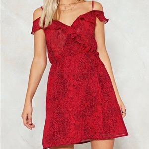 Nasty gal red dress